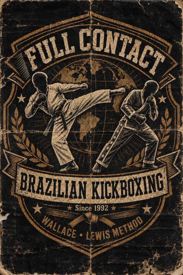 Emblema Full Contact · Brazilian Kickboxing